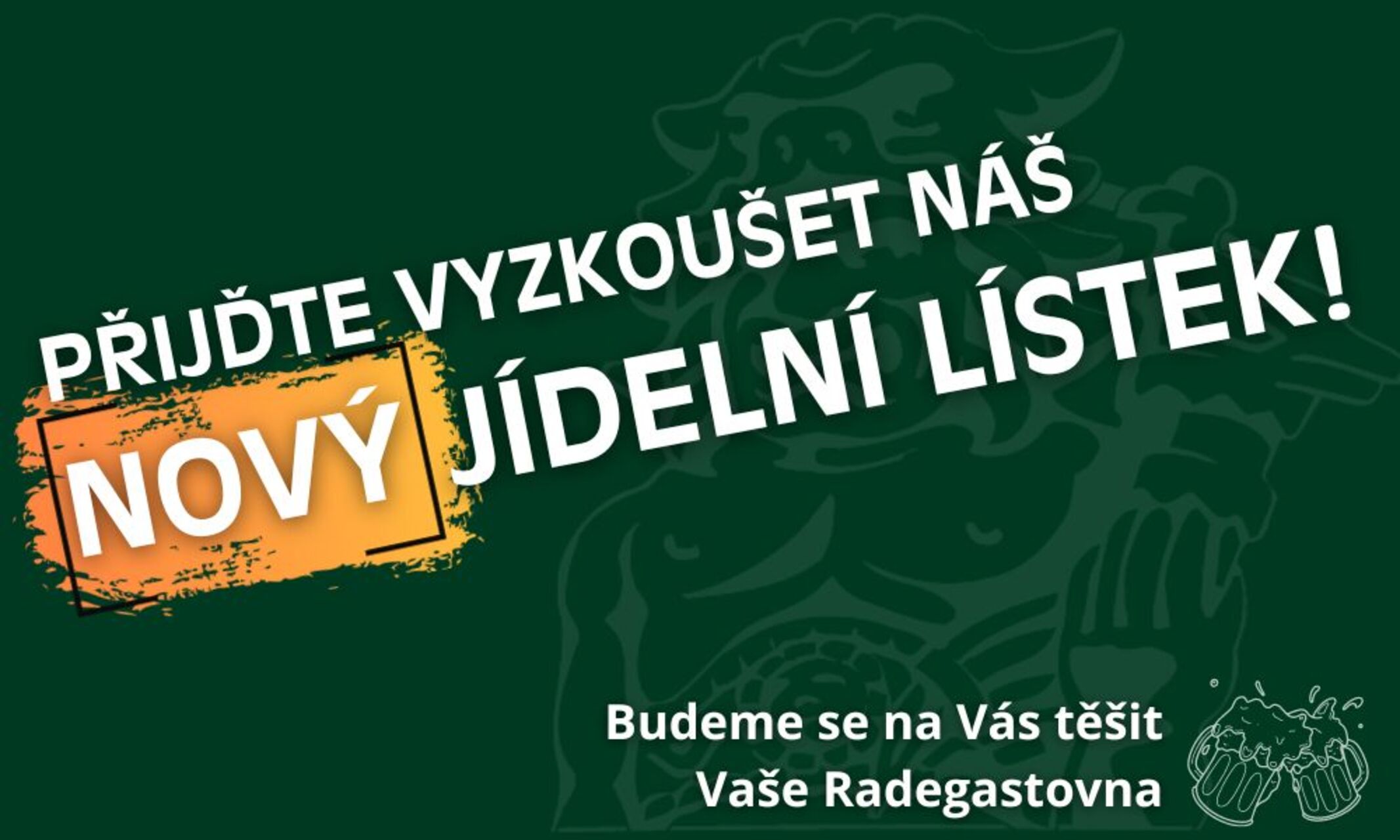 ❤️ Nový jídelní lístek ❤️