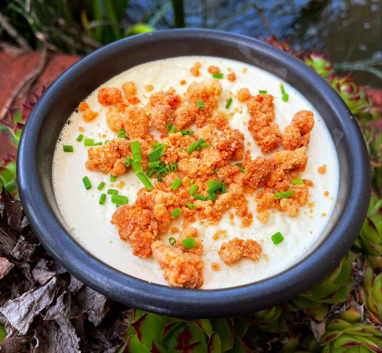 Crumble asperges & parmesan