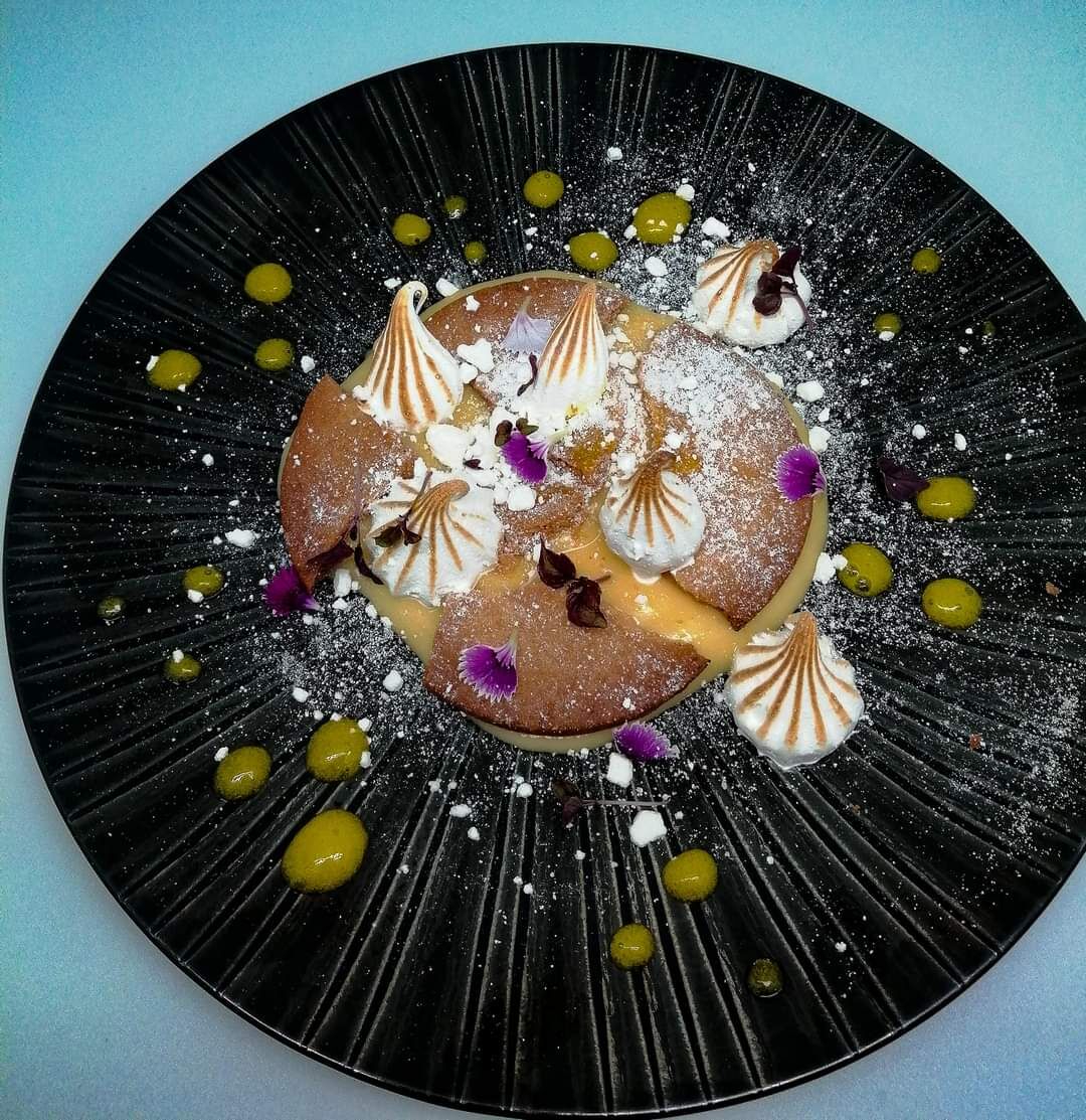 Tarte au citron meringuée destructurée