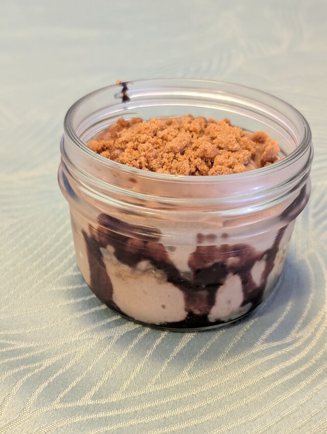 Dessert : Tiramisu chocolat et spéculoos.