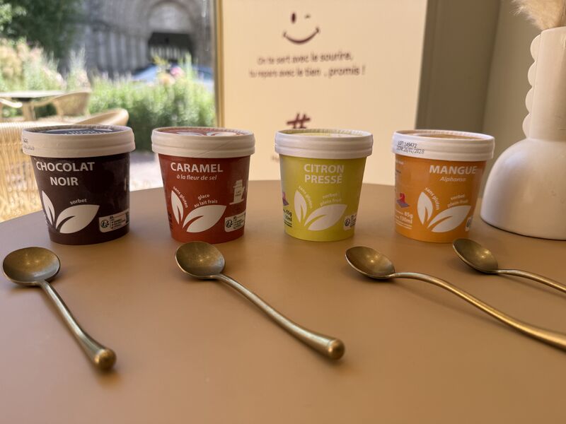 Glaces à emporter
