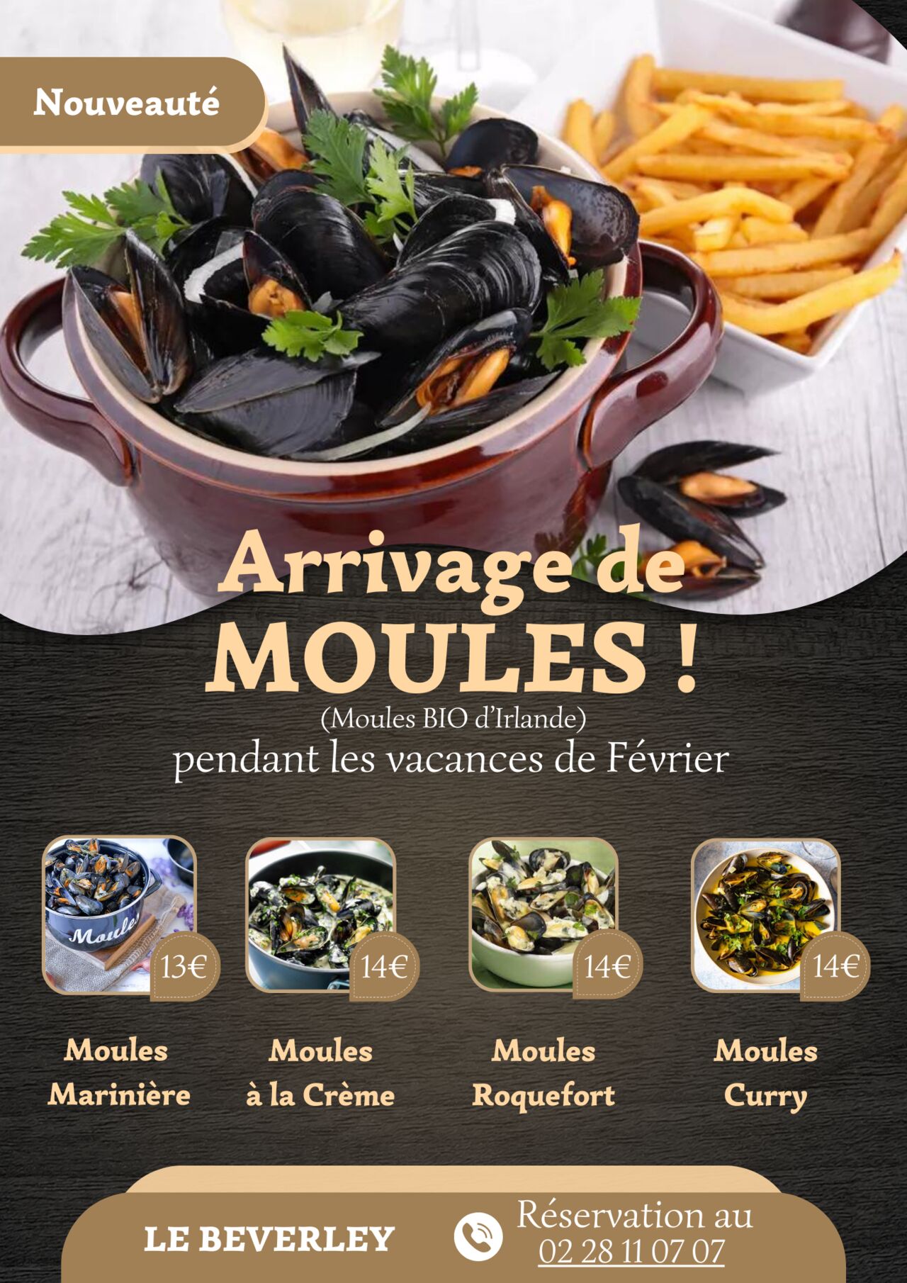ARRIVAGE DE MOULES !!
