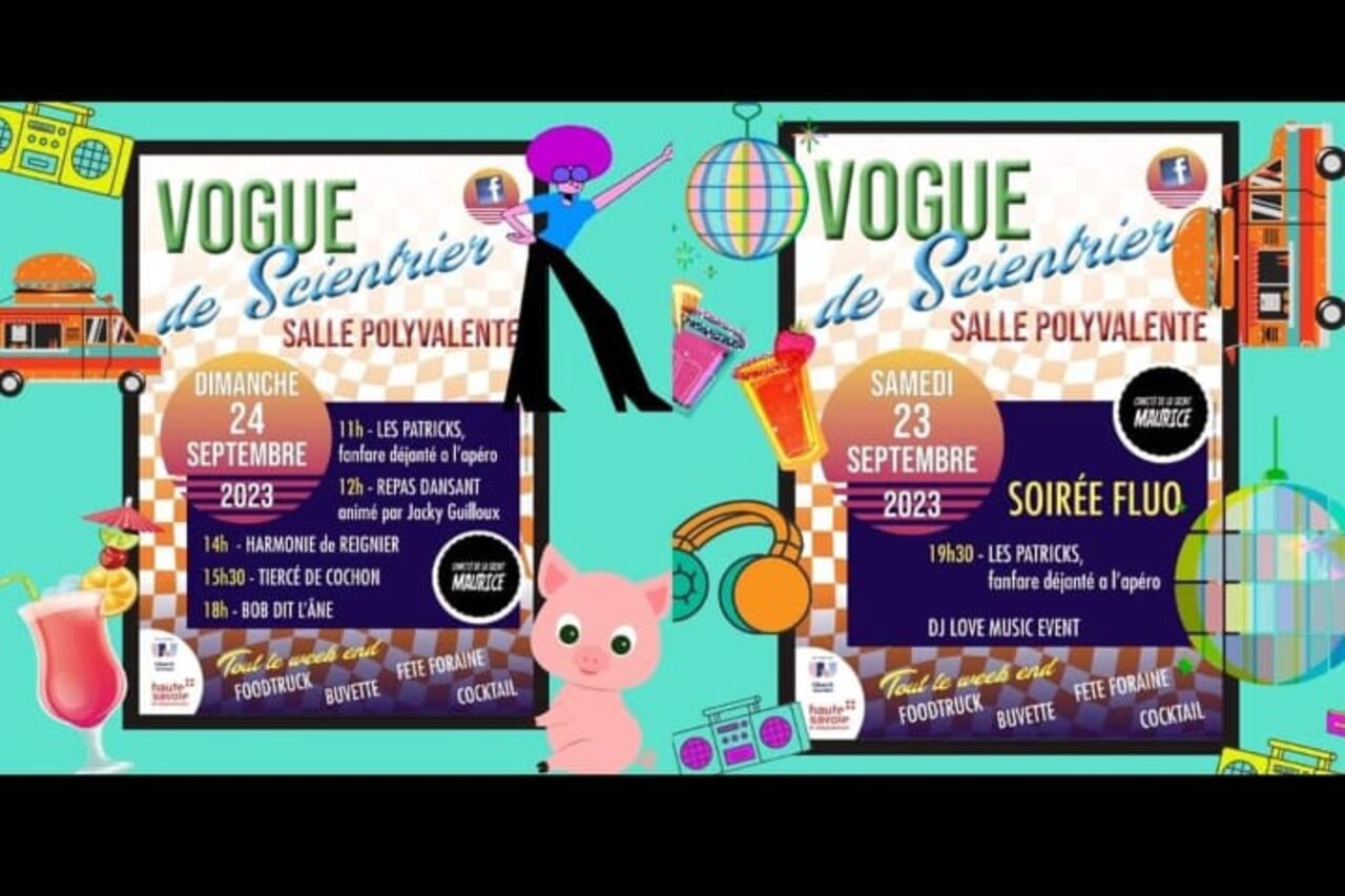 Vogue de scientrier le 23 et 24 septembre