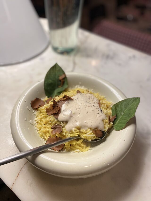 Risotto à la Milanaise, safran, os à moelle