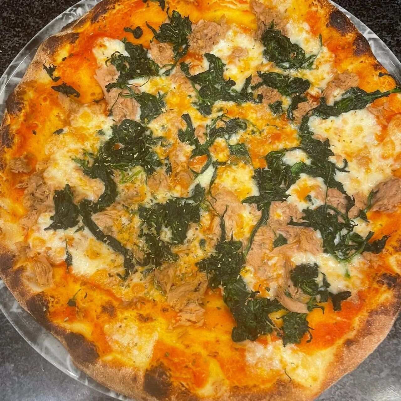 Pizza Tonno e Spinaci