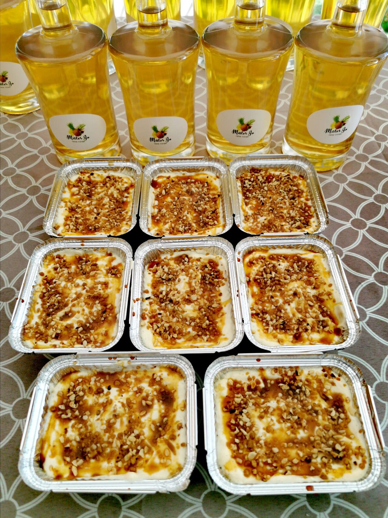 DESSERT : Tiramisu banane et caramel
Rhums arrangés Mister Jo