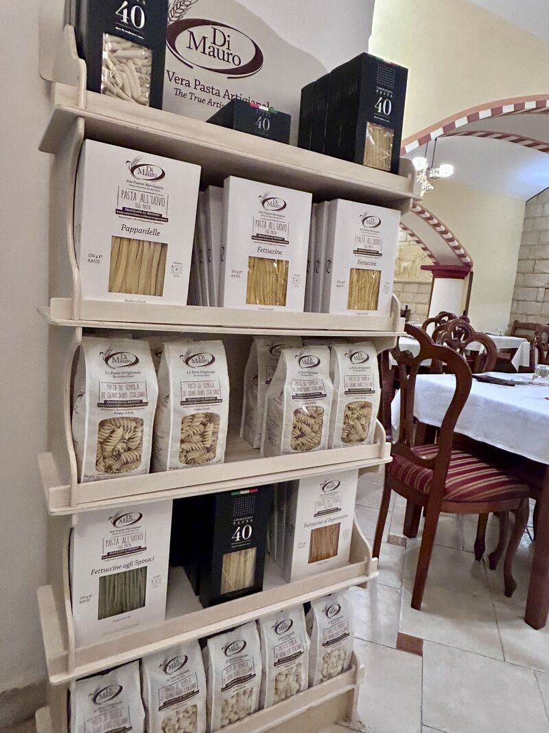 Original pasta from region Marche