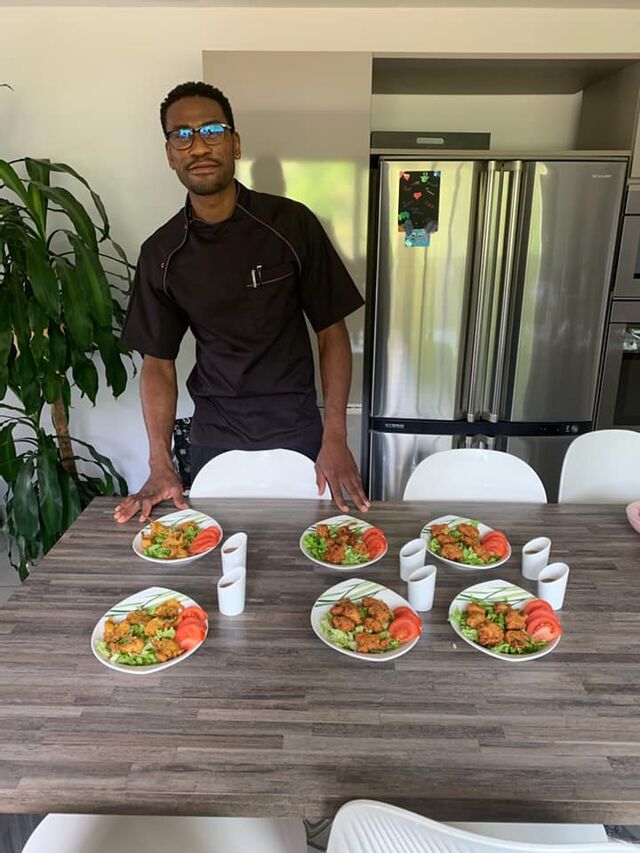 accras de legumes et accras de crevette
