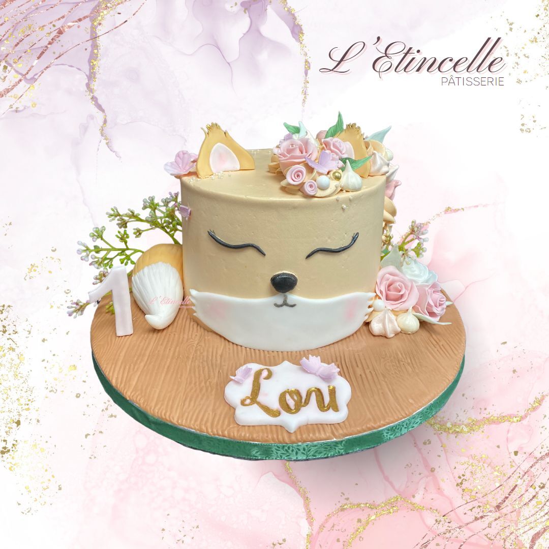 Gâteau Renard en Forêt 