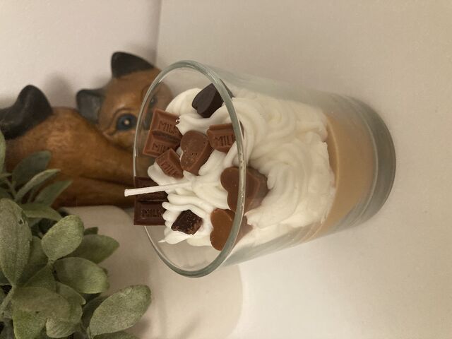 Szójaviasz illatgyertya (pohárkrém)