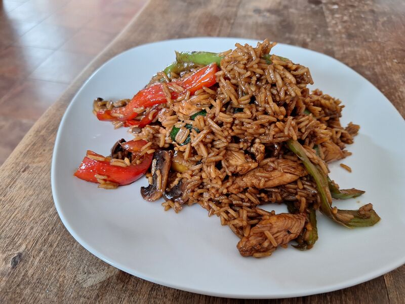 ARROZ DE SECRETRO AL WOK