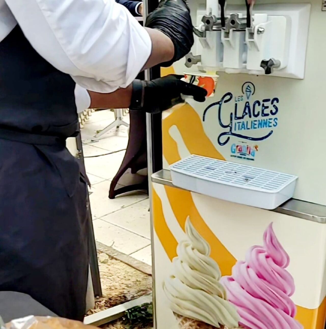 Animation machine à glace