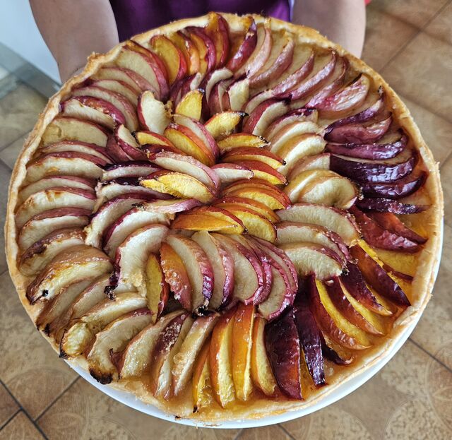 Tarte pèche 