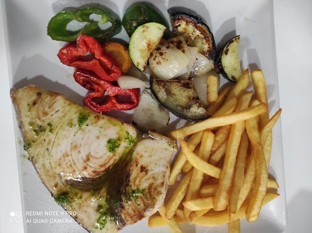 Emperador a la plancha 