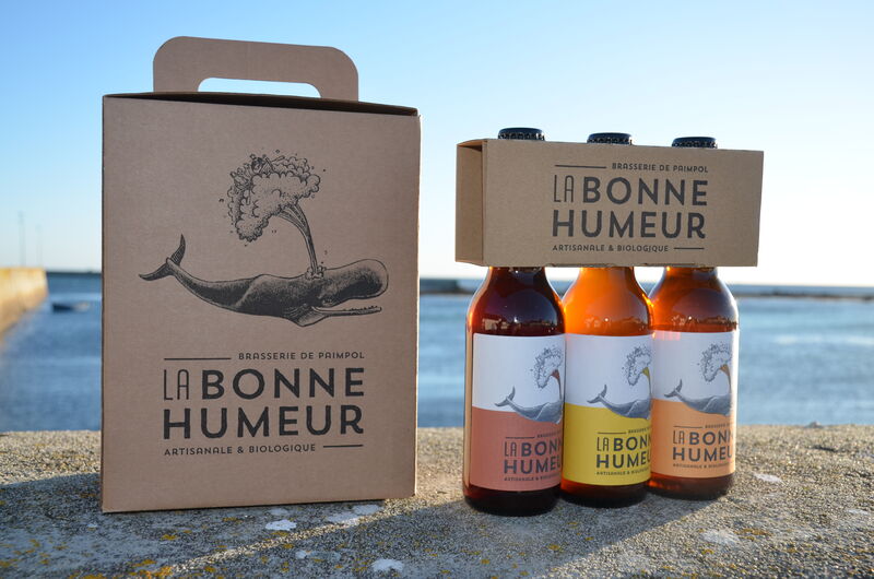 Bières de la brasserie la bonne humeur à Paimpol, disponible à l'unité ou en coffret 