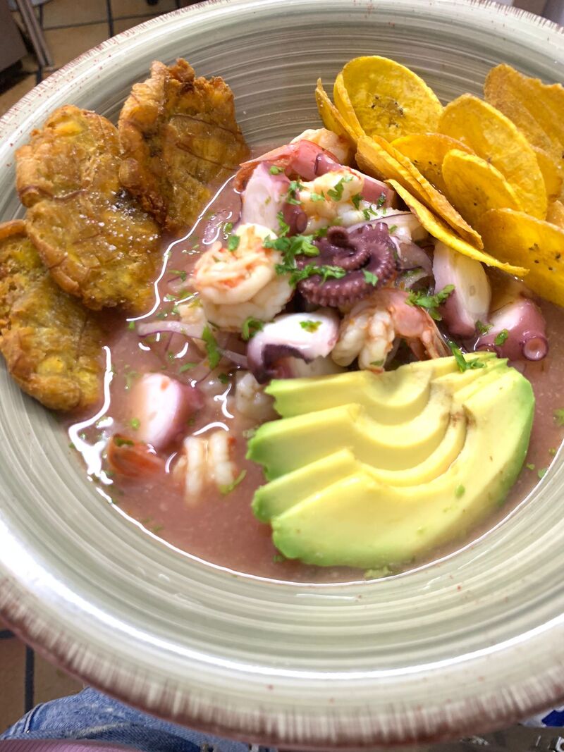 CEVICHE MIXTO CON PULPO