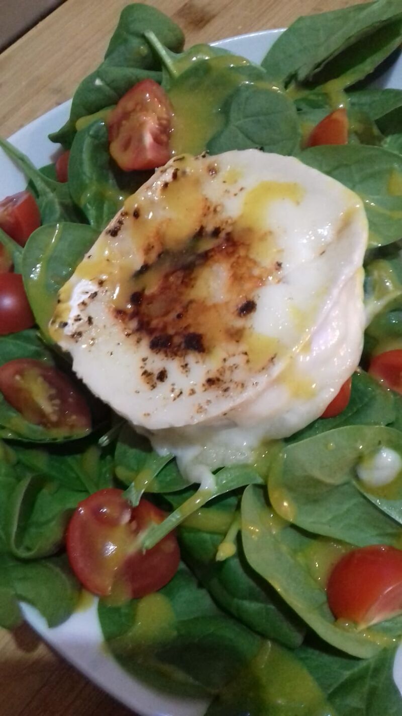 ensalada de espinacas