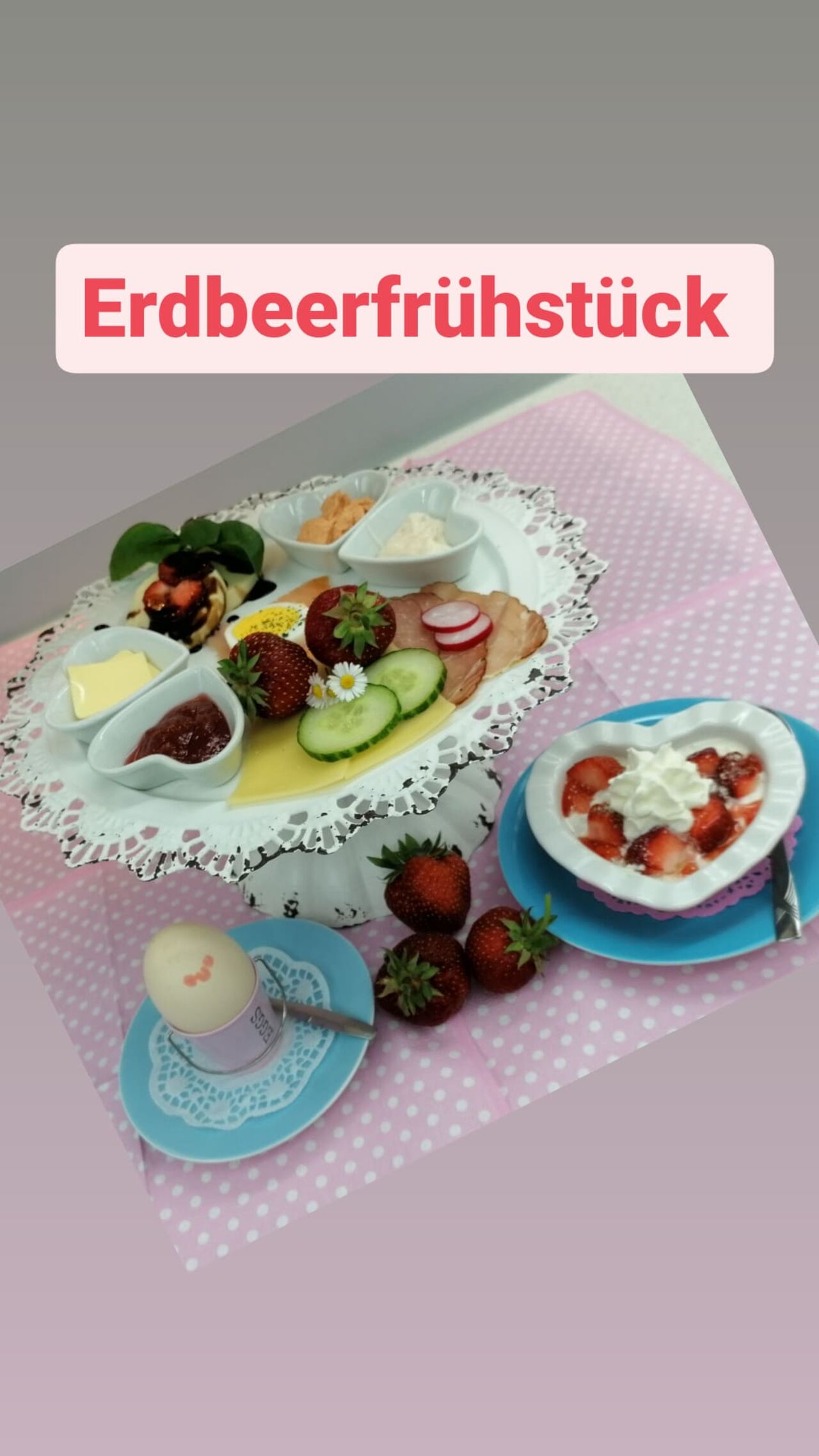 Erdbeerfrühstück
