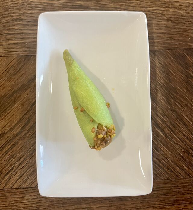 Corne de gazelle pâte d’amande à la pistache