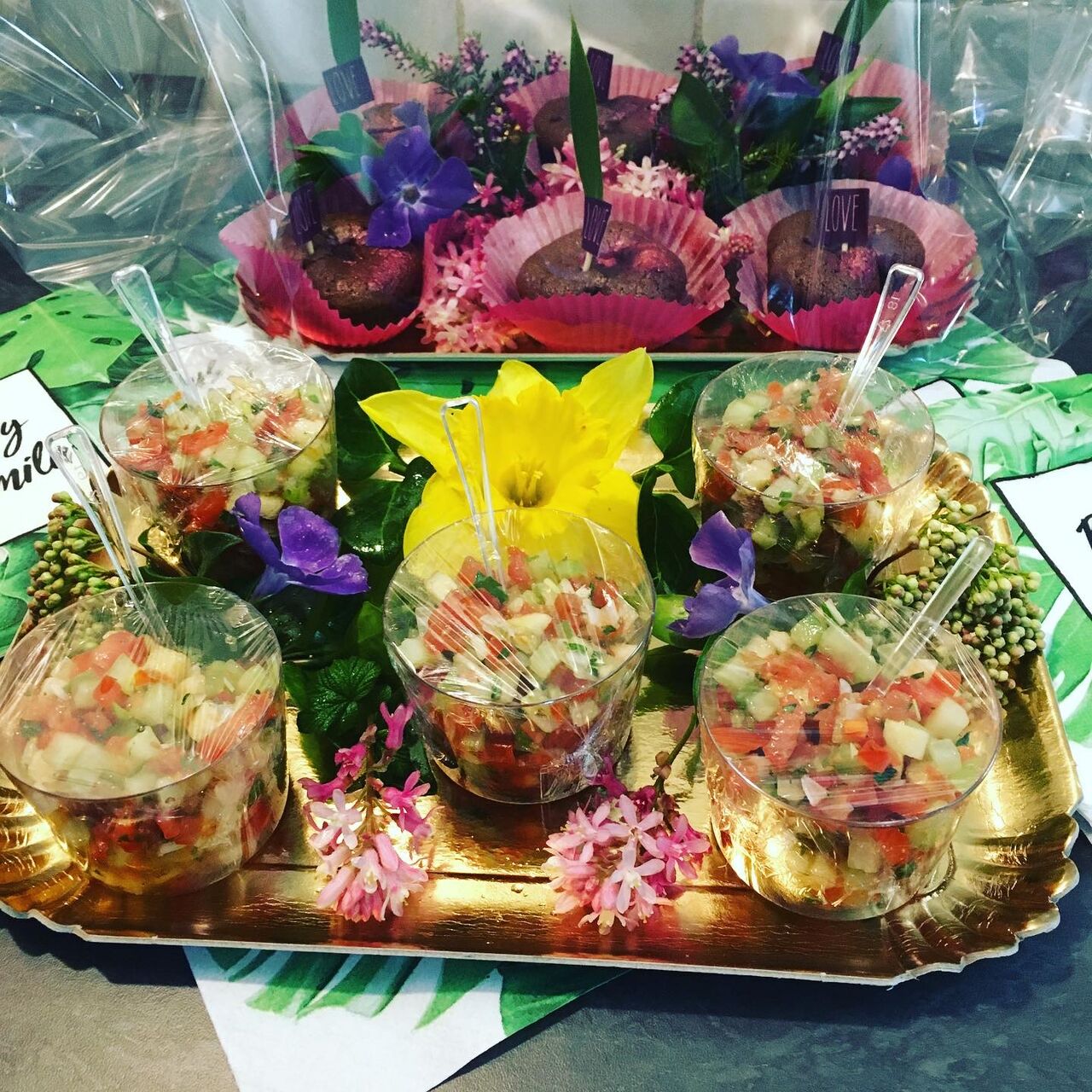 Salade marocaine en verrines 