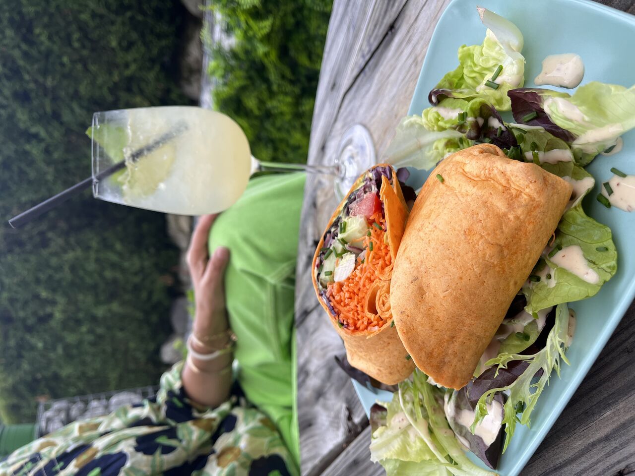 Wrap poulet curry
