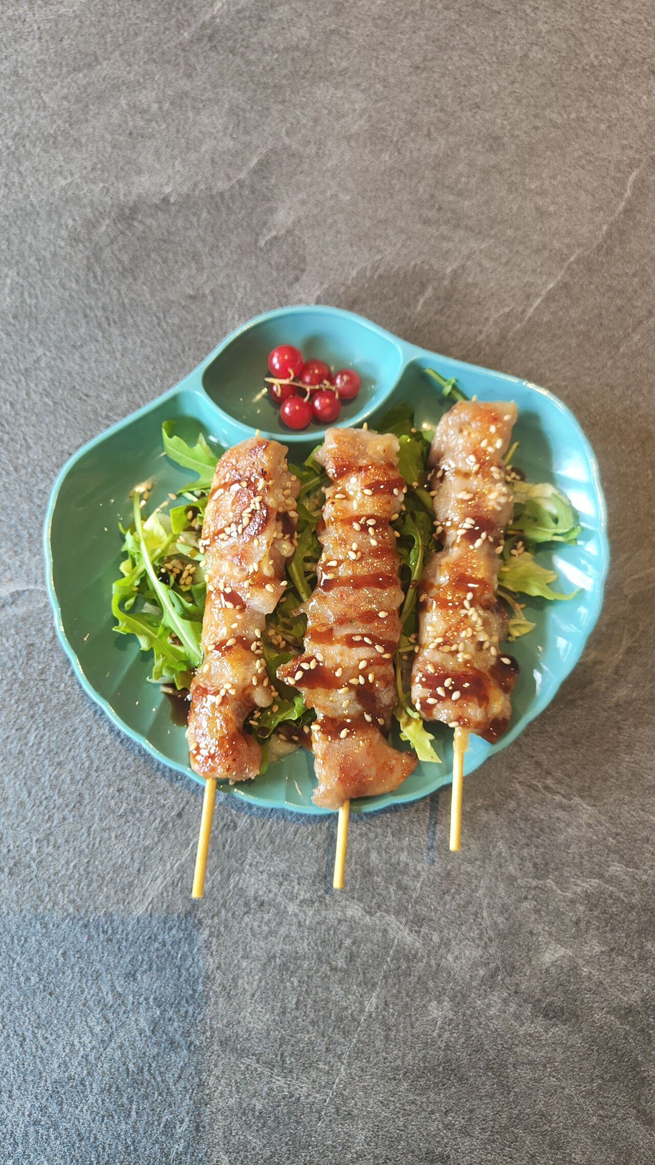 Yakitori brochettes de poulet 