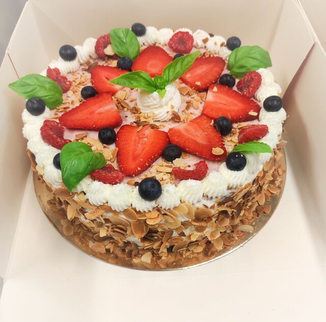 Bavarois fruits rouges 