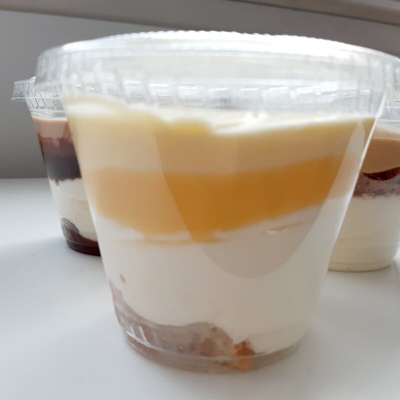 Tiramitsu citron au mascarpone et crème citron 