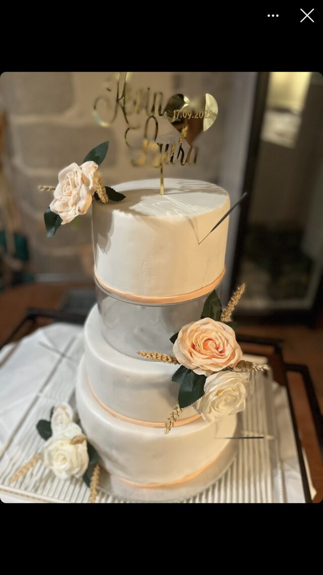 Wedding cake
Thème champêtre 