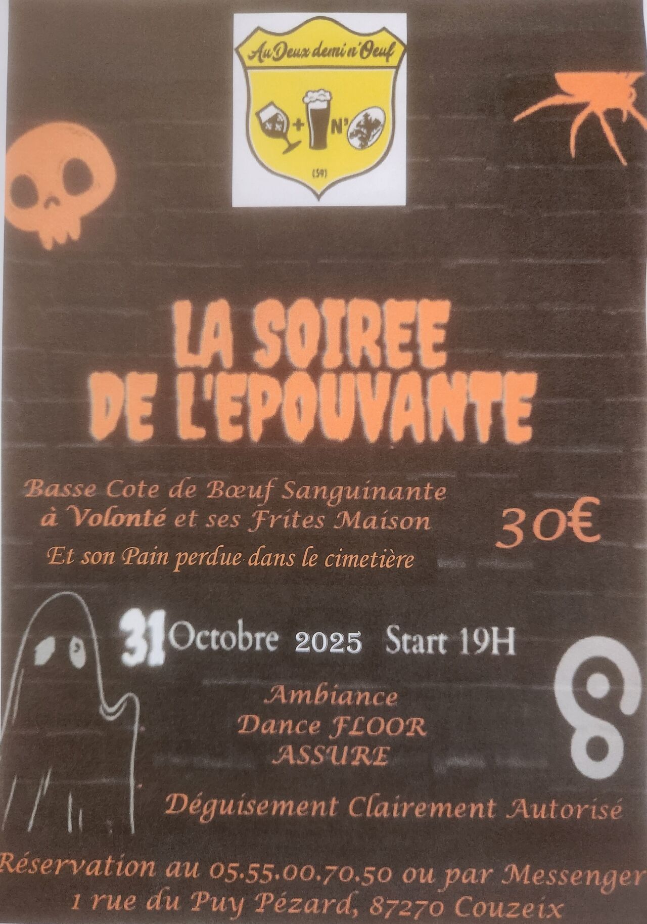 LA SOIREE DE L'EPOUVANTE