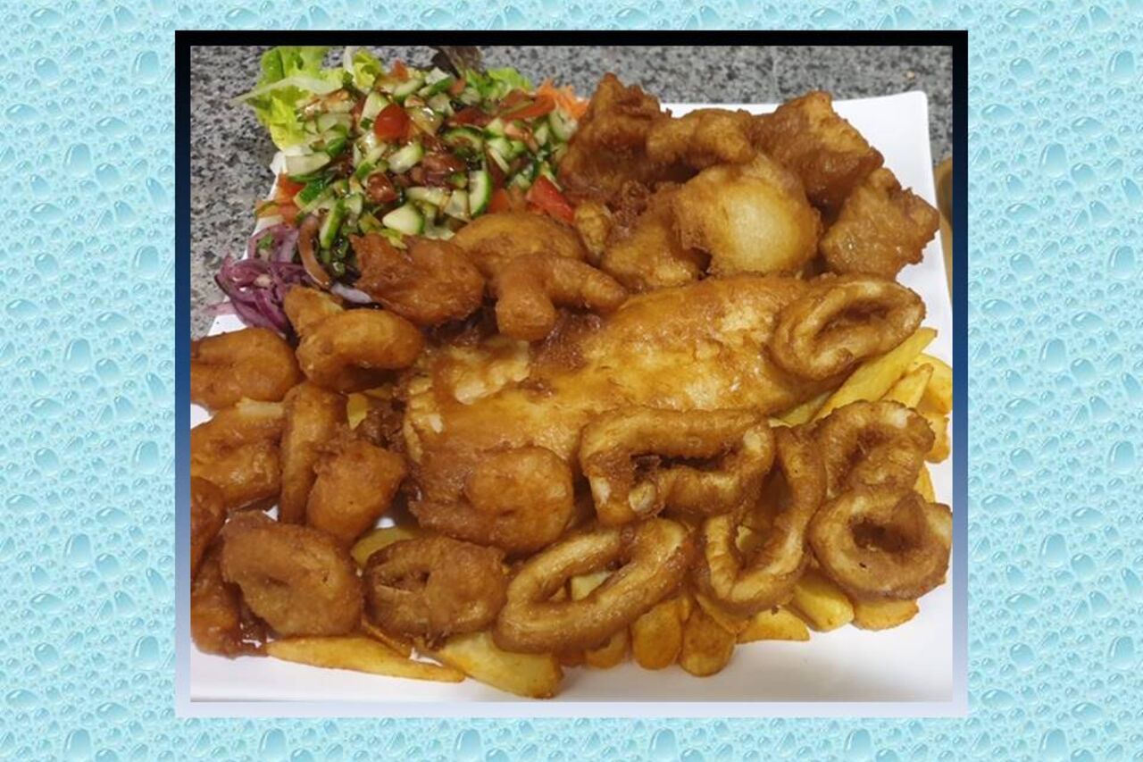 Frische Fisch Gerichte