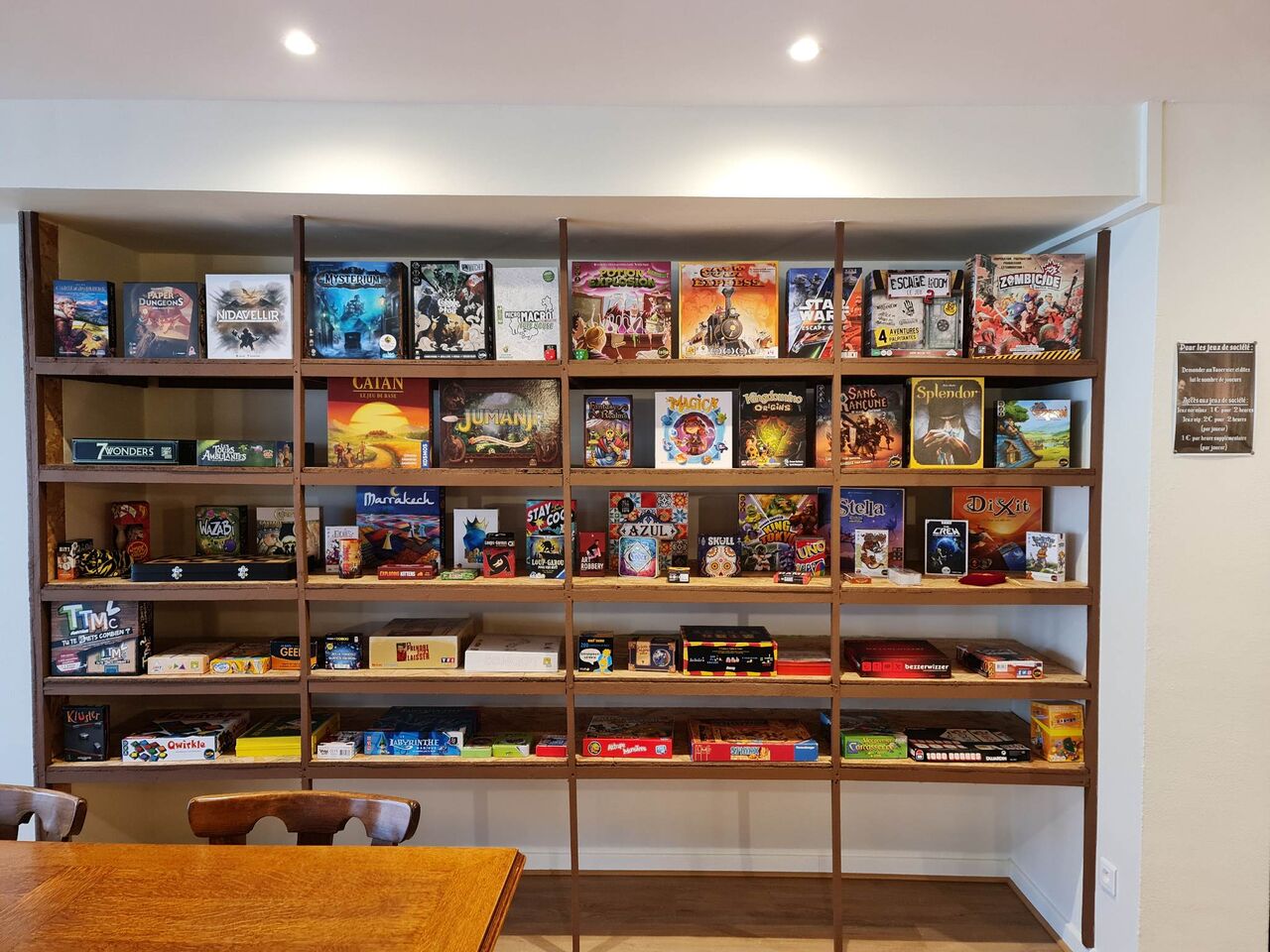Nos jeux de société !