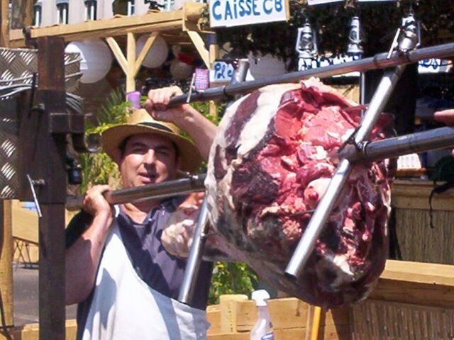 Cuisse de bœuf sur les quais de Lyon