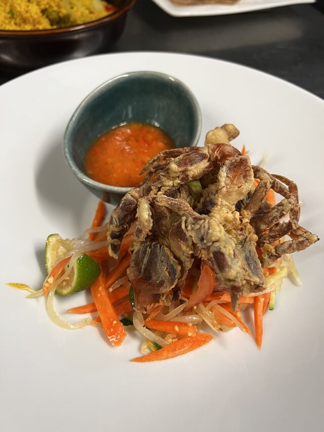 Soft Shell Crab e Papaya Salad