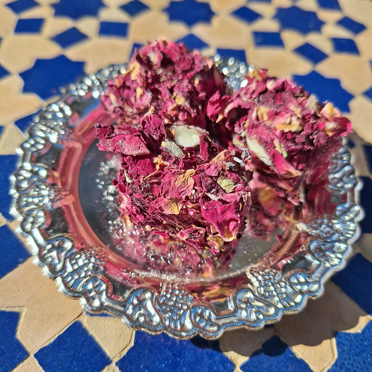 Loukoum amandes-pétales de rose