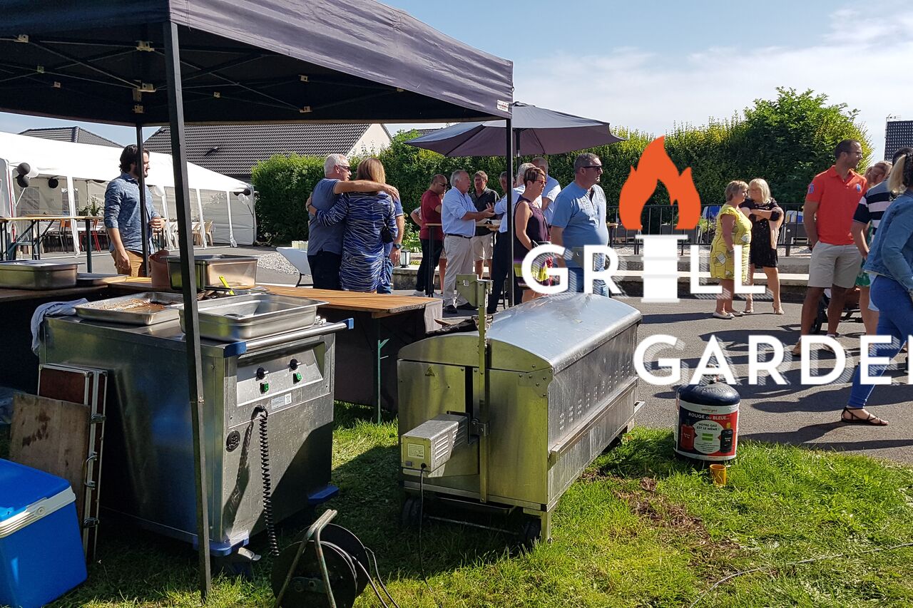 PLANCHA AU FEU DE BOIS GEANTE