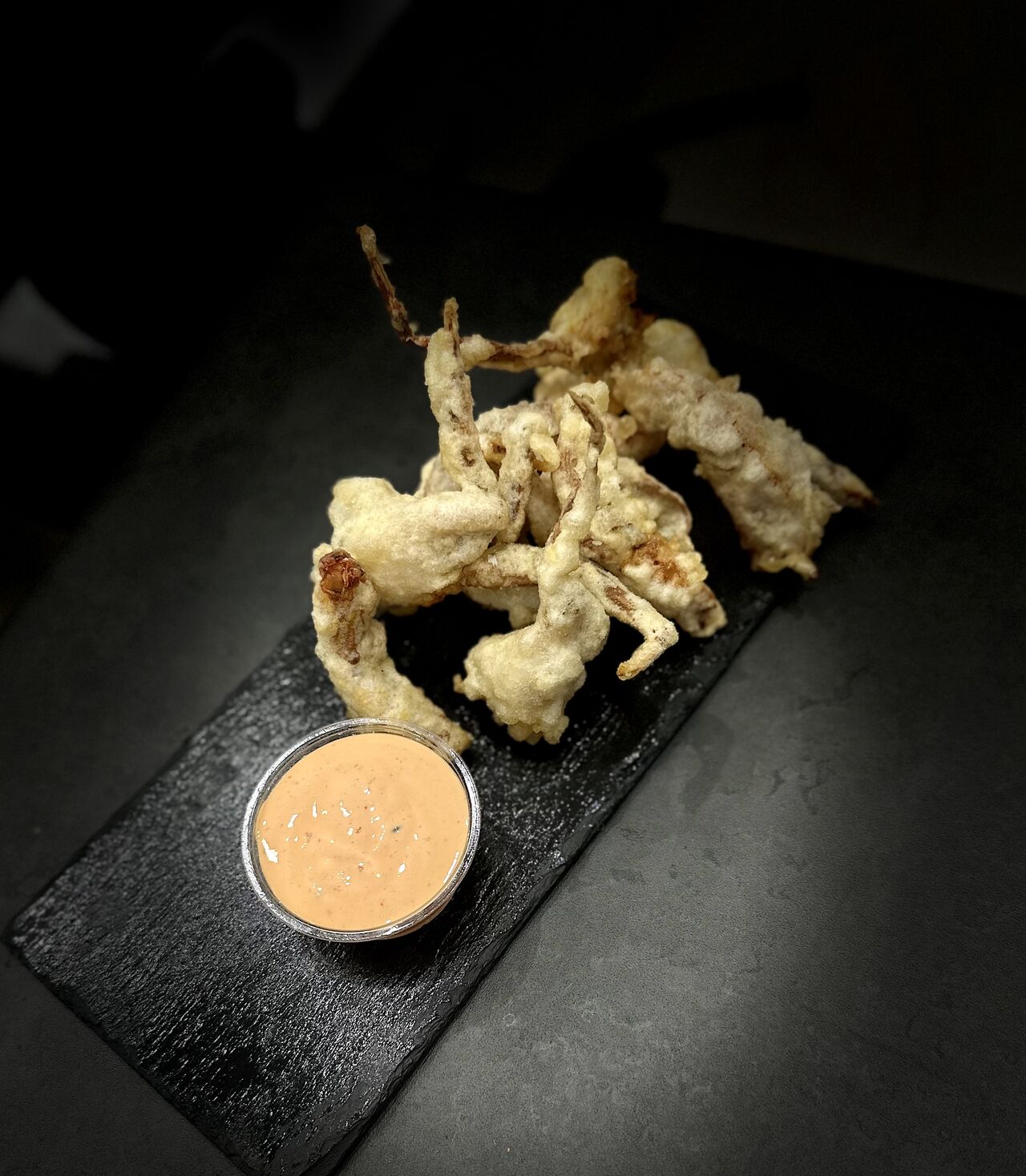 Soft crab tempura