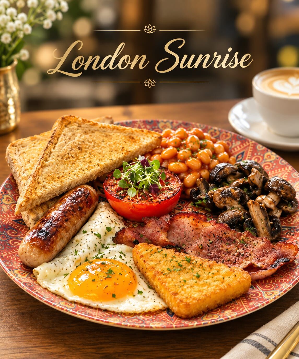 London Sunrise=English Breakfast
