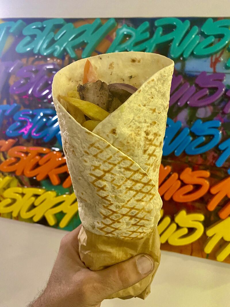 Le Kebab turc en galette
