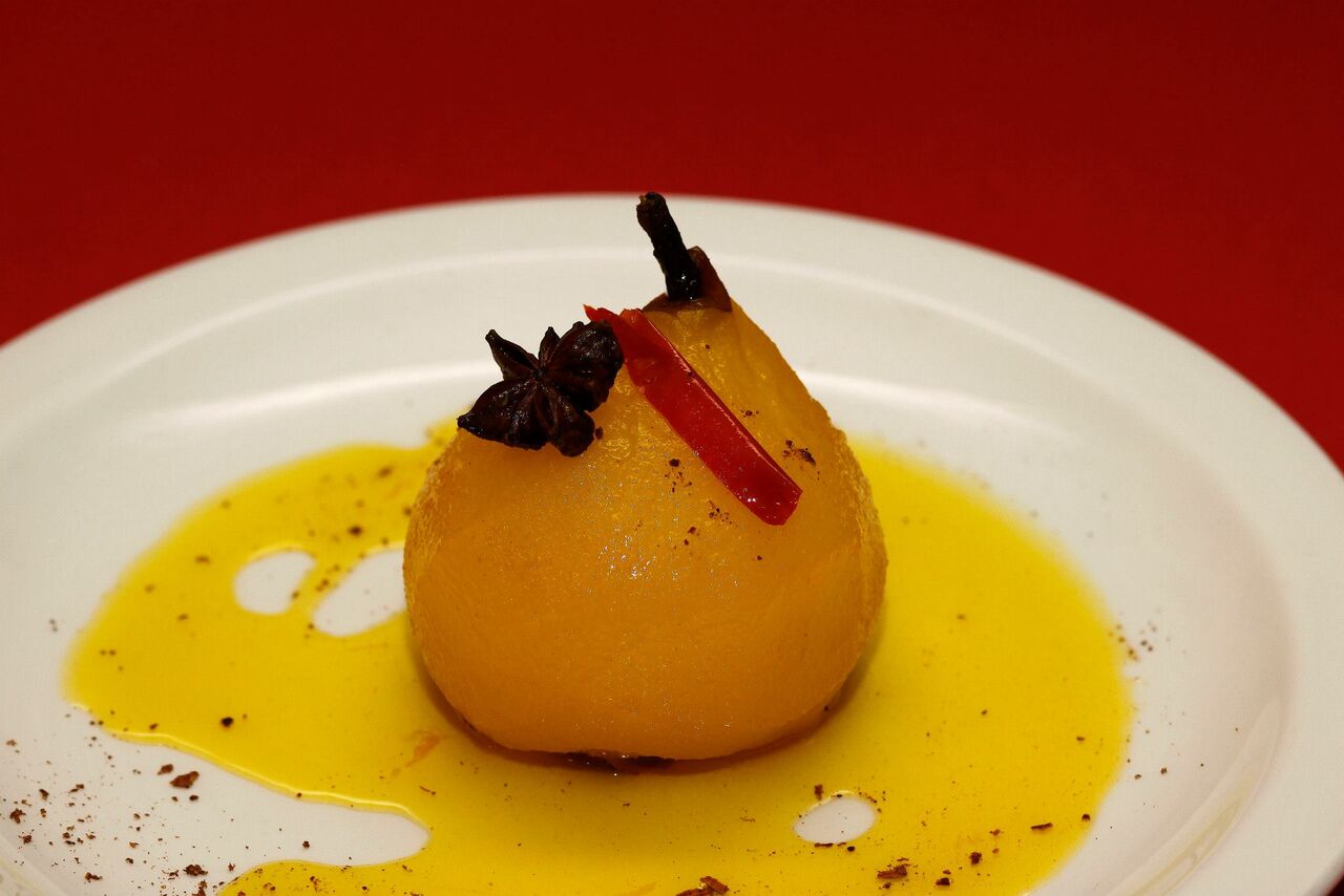 PÊRA COM ESPECIARIAS E MALAGUETA