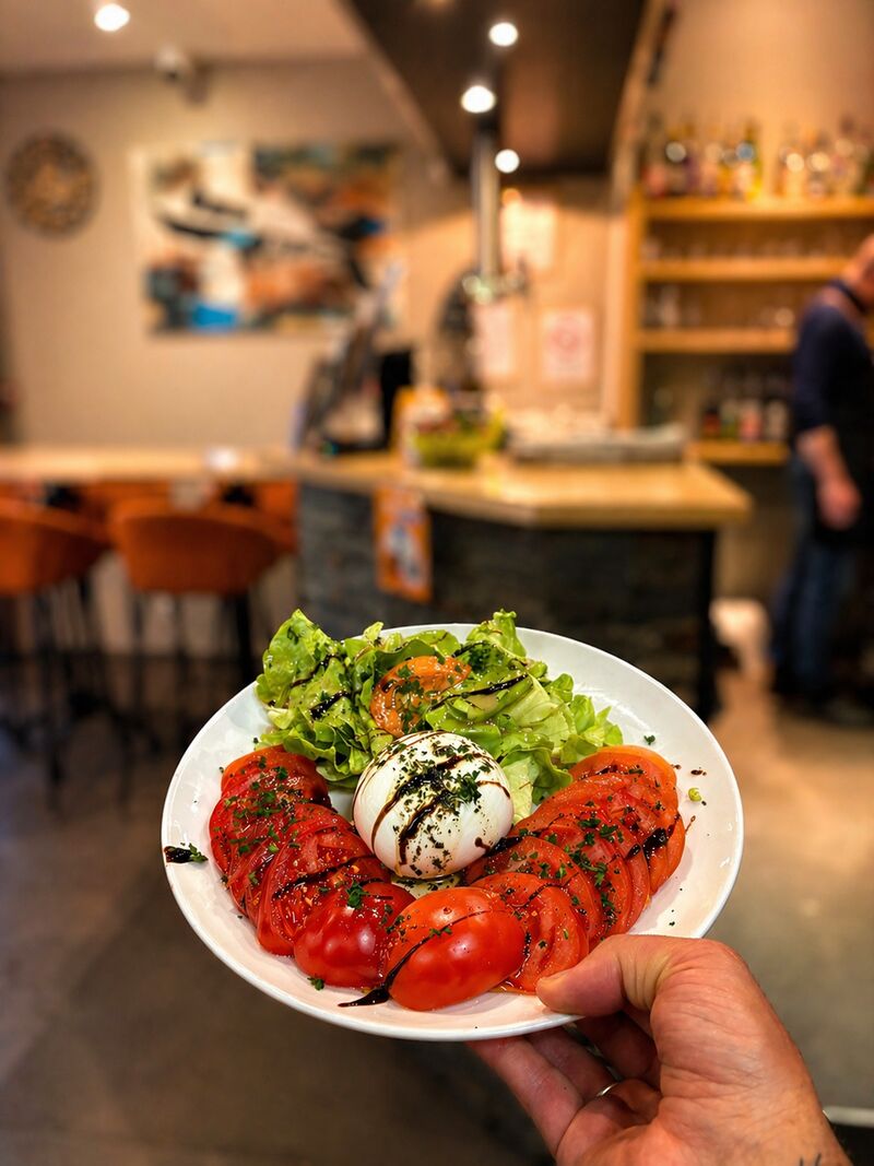 Salade tomates. 