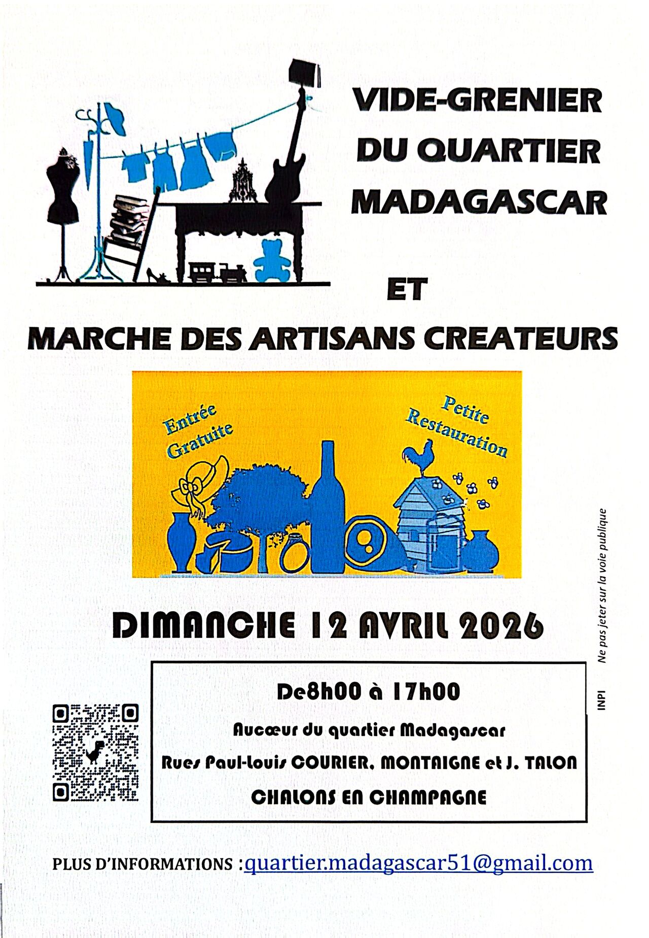 Brocante Quartier madagascar