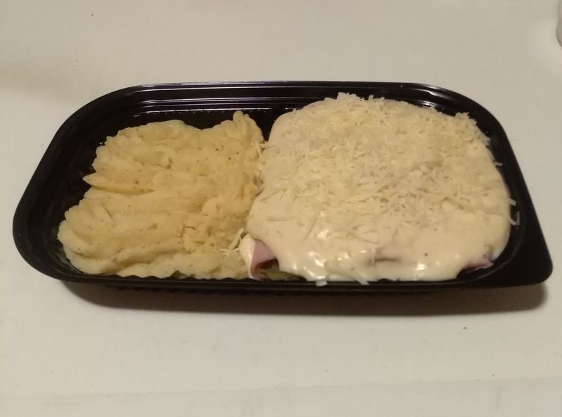 Hespenrolletjes-Witloof met verse aardappelpuree