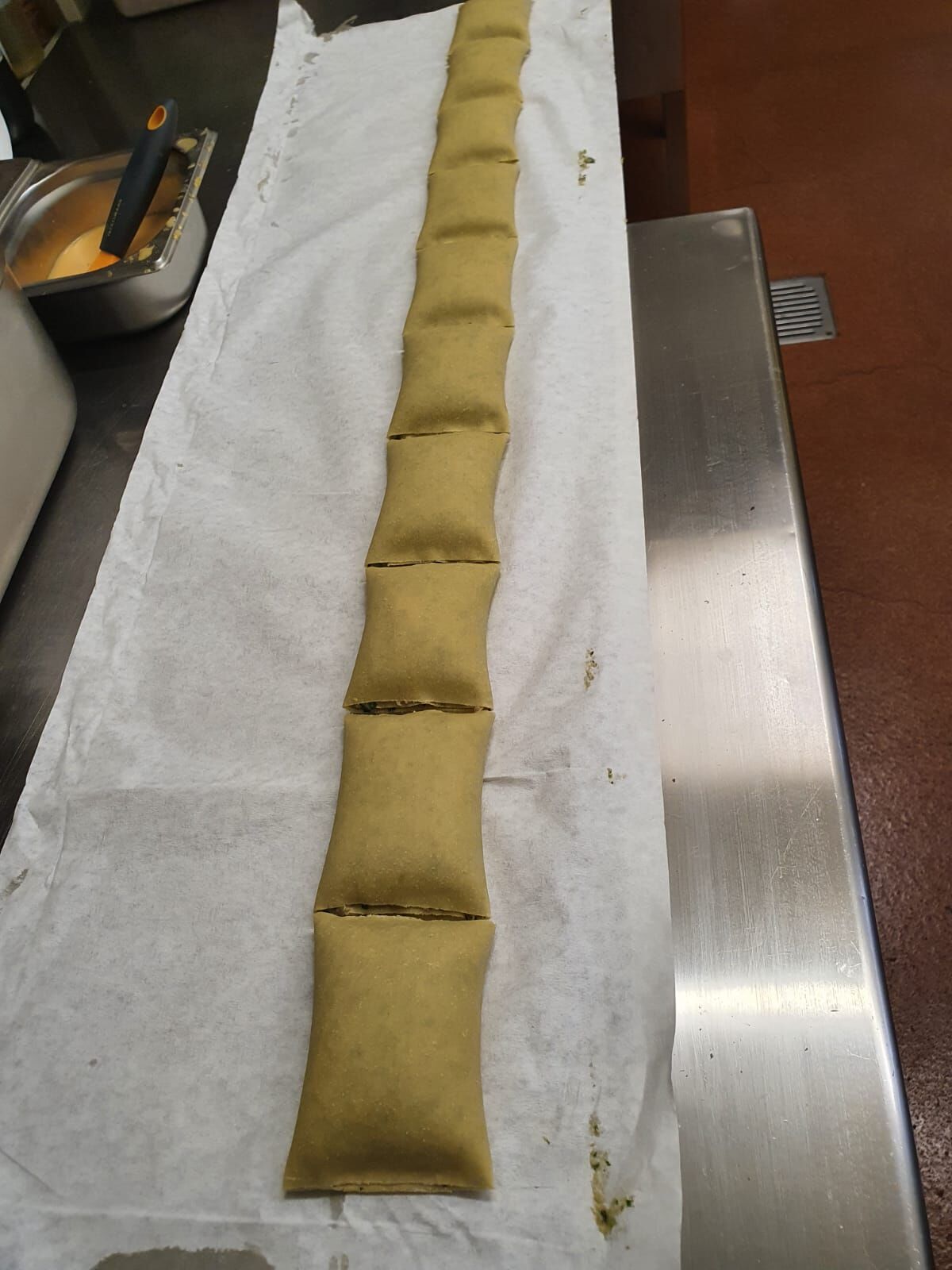 Auf dem Weg ins Wasserbad...