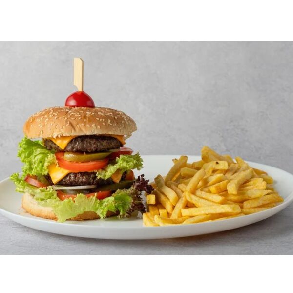 Doppelter Cheeseburger 