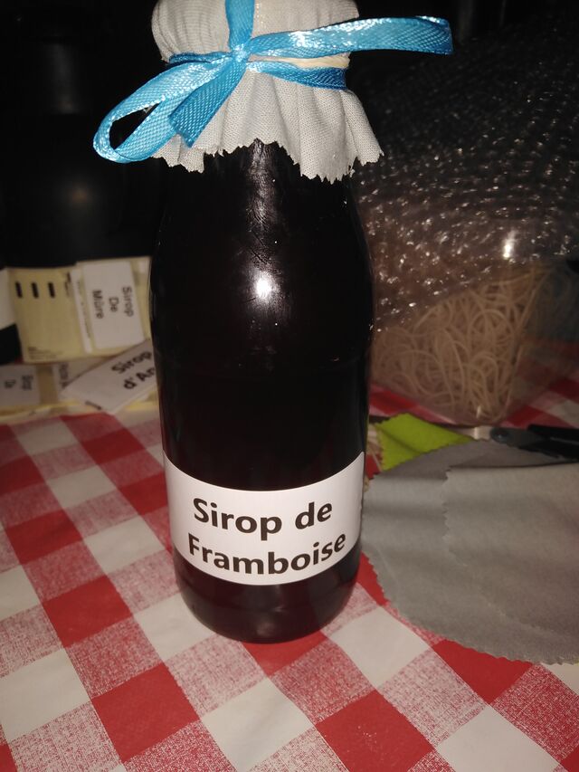 Sirop de Framboise 4.50€