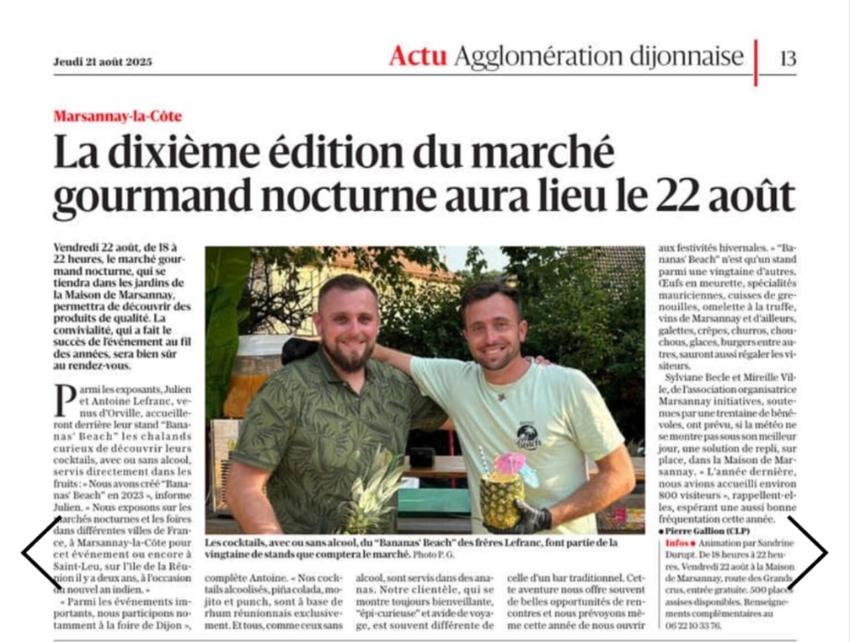 La Presse parle de nous !