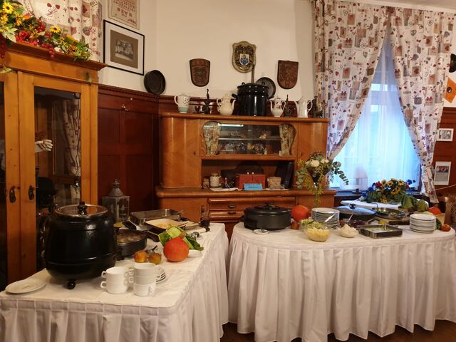 Beispiel einer Buffetgestaltung für kleinere Runde