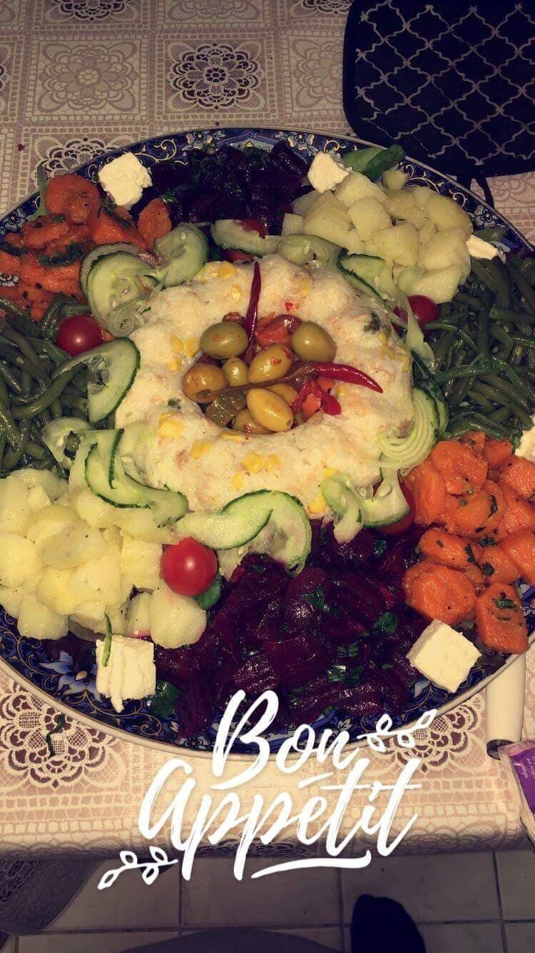 Salade composée sushi
