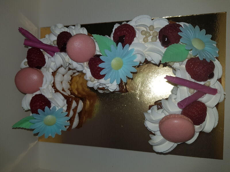 Les number cake ou letter cake sur commande 